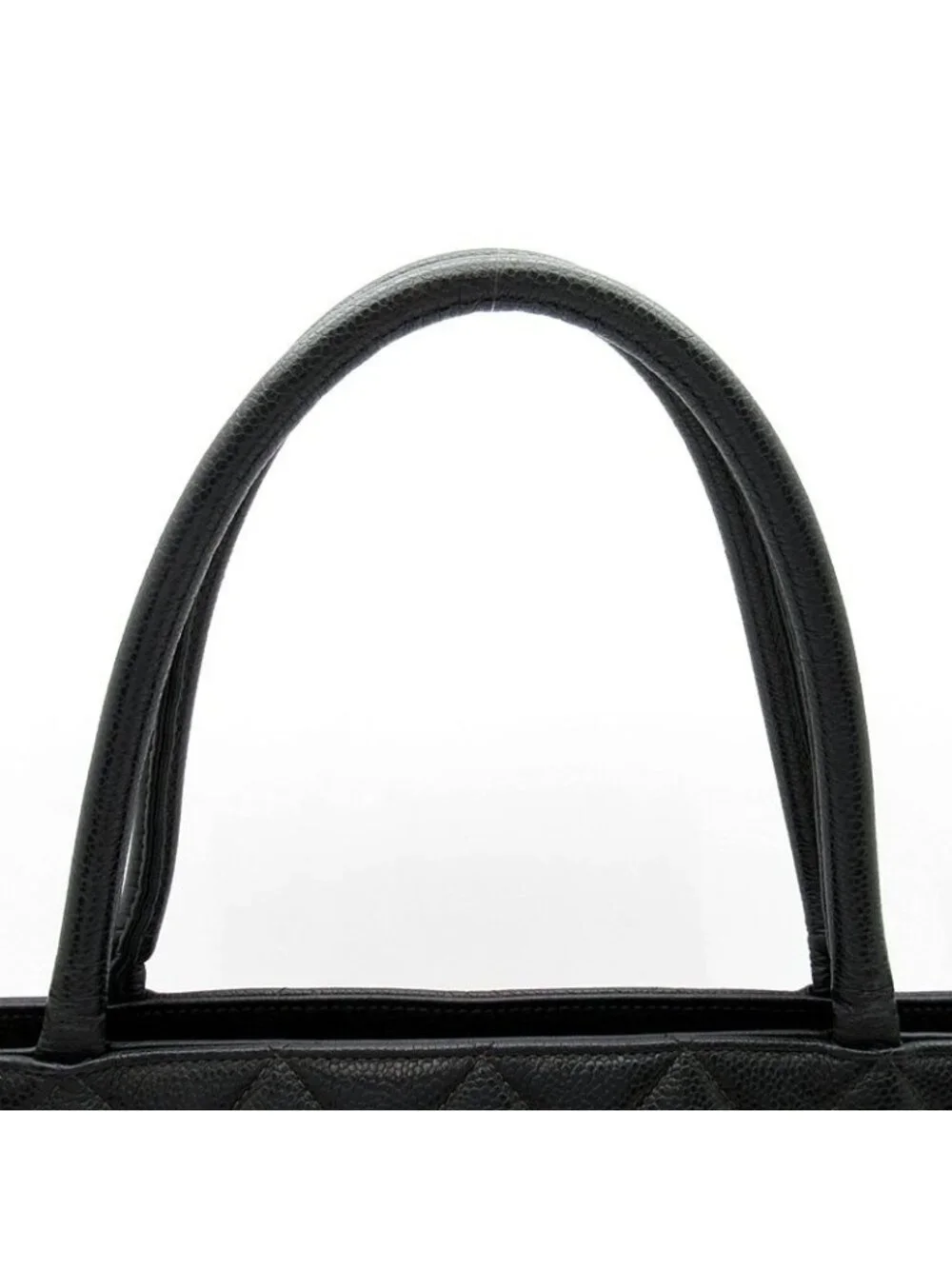 Chanel Reissue Tote Caviar Leather Handbag Black